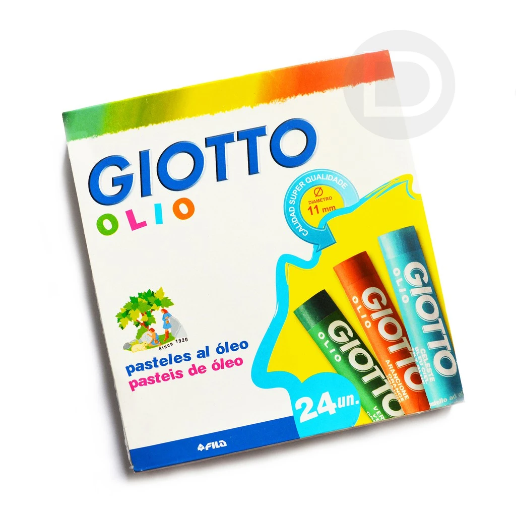Giz pastel oleoso Giotto Max — 24 cores