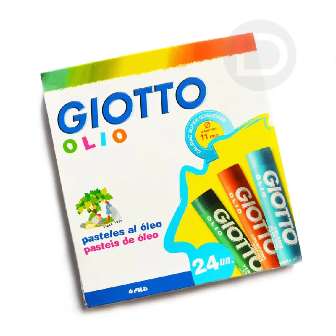 Giz pastel oleoso Giotto Max — 24 cores — foto 2