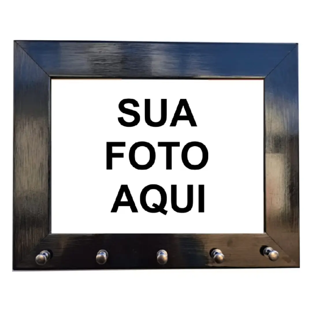 Porta-chaves decorativo personalizado com foto, logo ou frase — foto 3