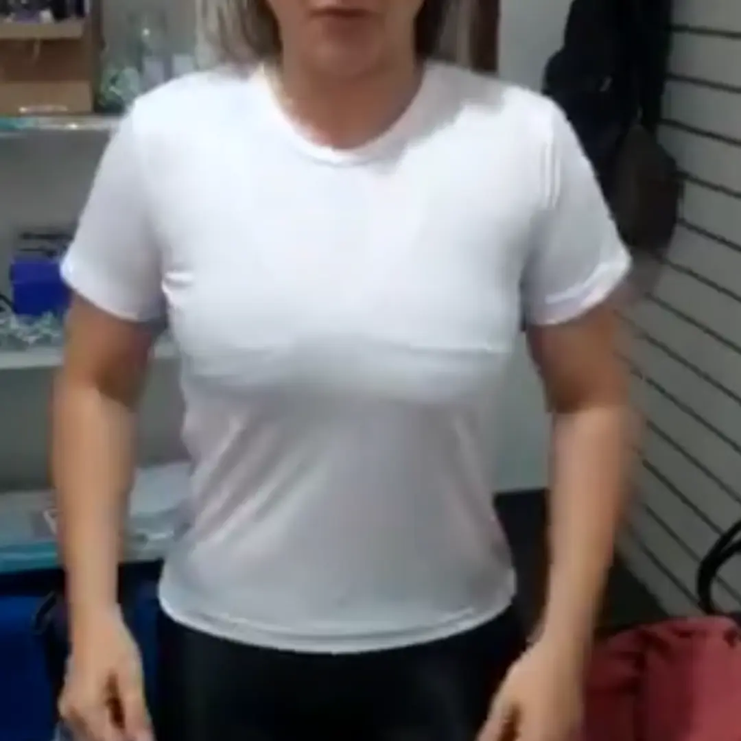 Camiseta branca poliéster premium para sublimação — foto 2