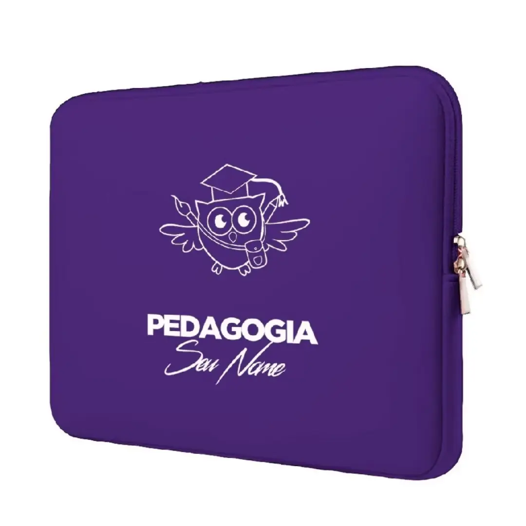 Capa de notebook personalizada tema Pedagogia — foto 6