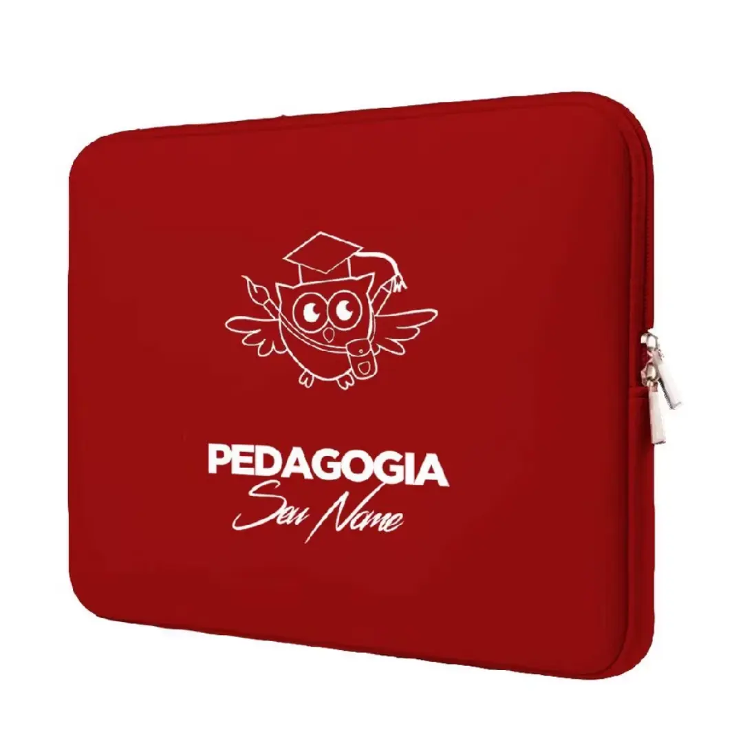 Capa de notebook personalizada tema Pedagogia — foto 9
