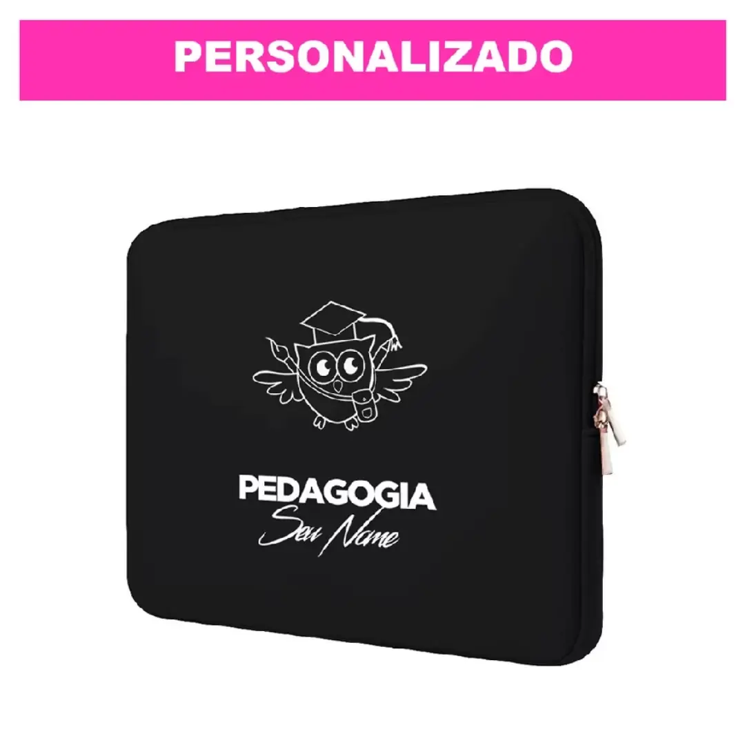 Capa de notebook personalizada tema Pedagogia — foto 12
