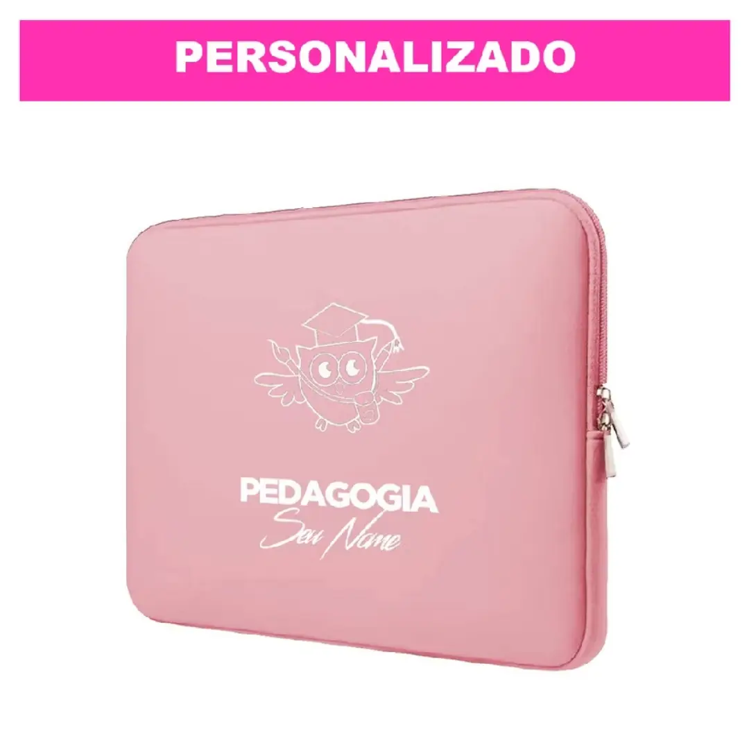 Capa de notebook personalizada tema Pedagogia — foto 14