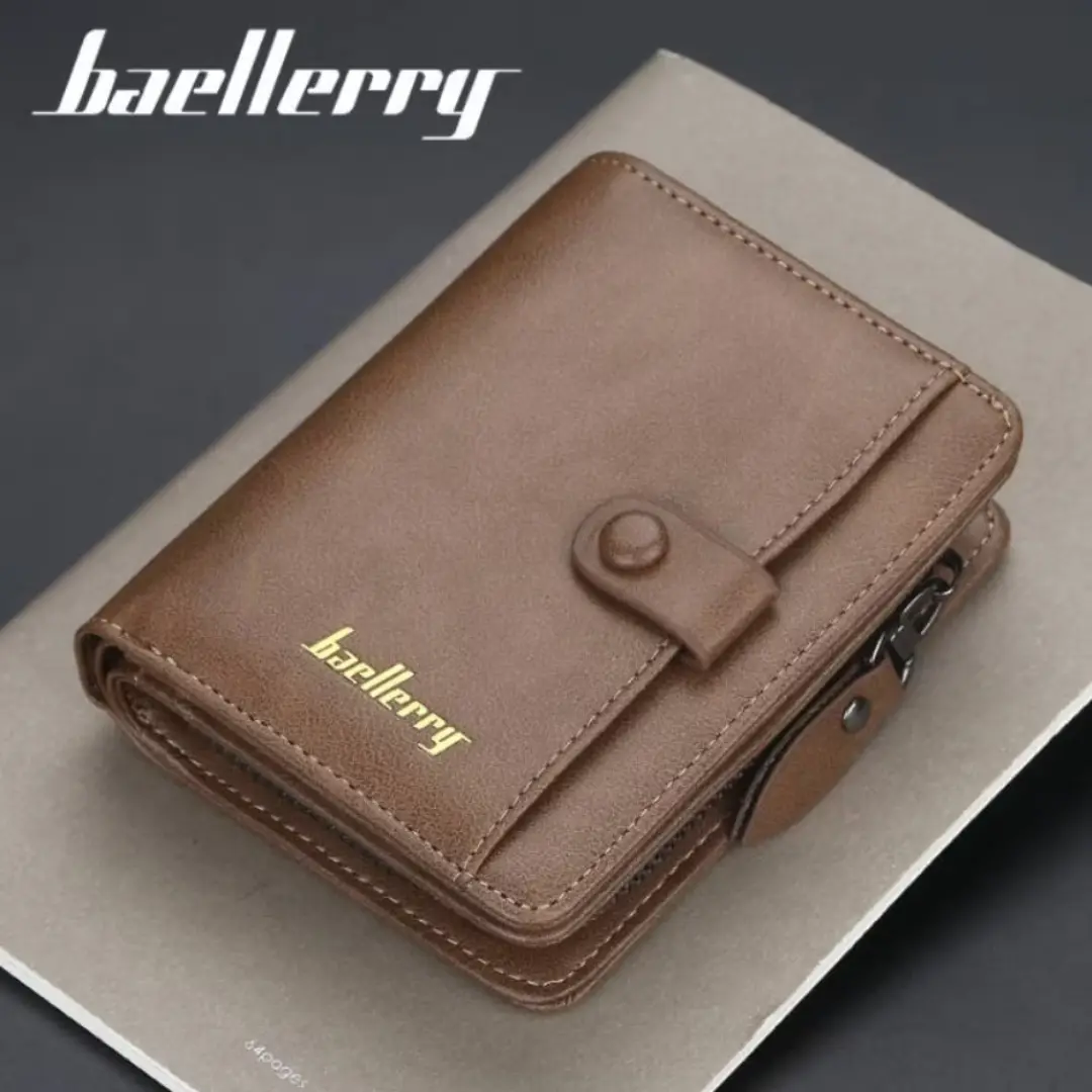 Carteira masculina personalizada com nome e zíper — foto 4