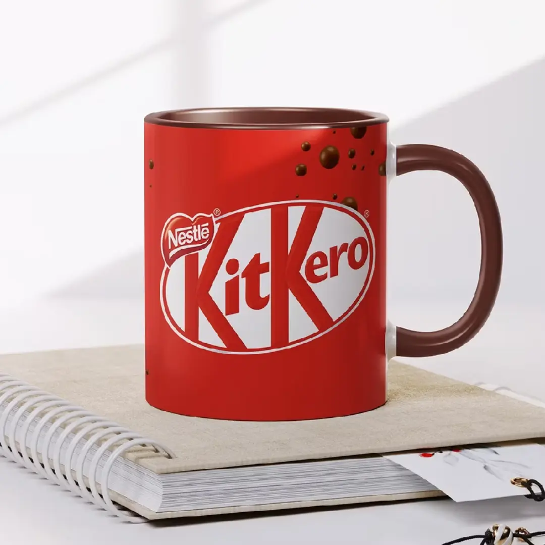 Caneca de cerâmica personalizada com foto e nome — tema páscoa/chocolate — foto 7