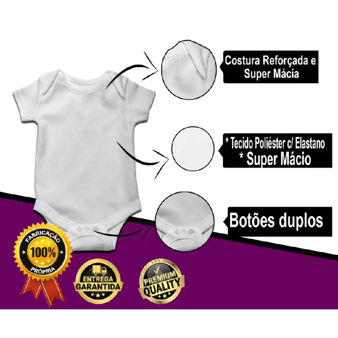 Body de bebê menina personalizado Dia das Crianças — foto 4