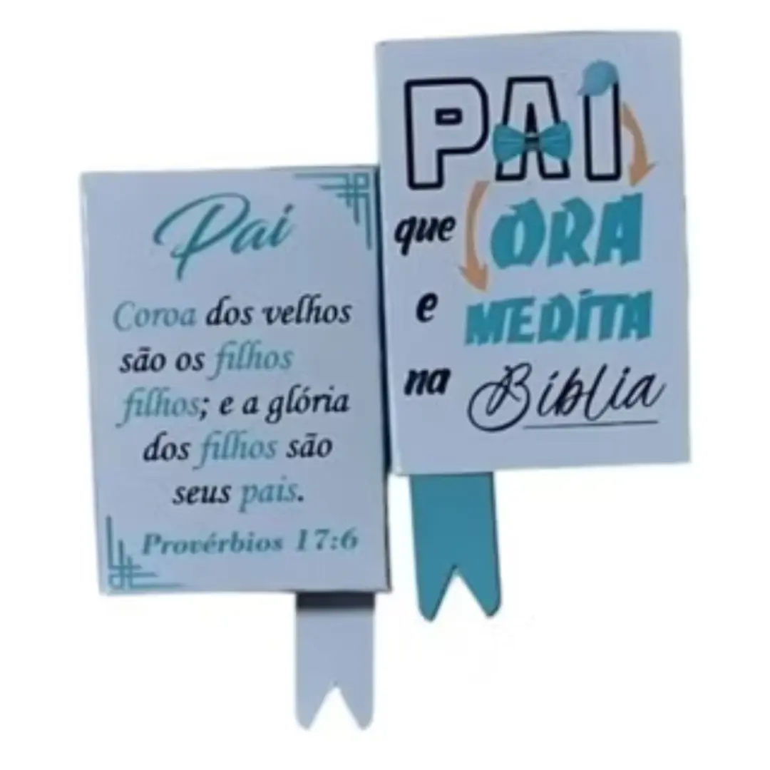 Caixinha porta-Bis formato Bíblia — Dia dos Pais (cristã) — foto 9