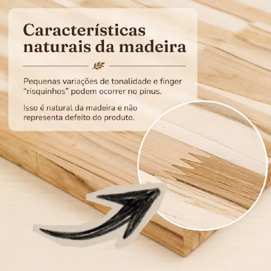 Porta-alianças redondo em pinus — gravação a laser — foto 11