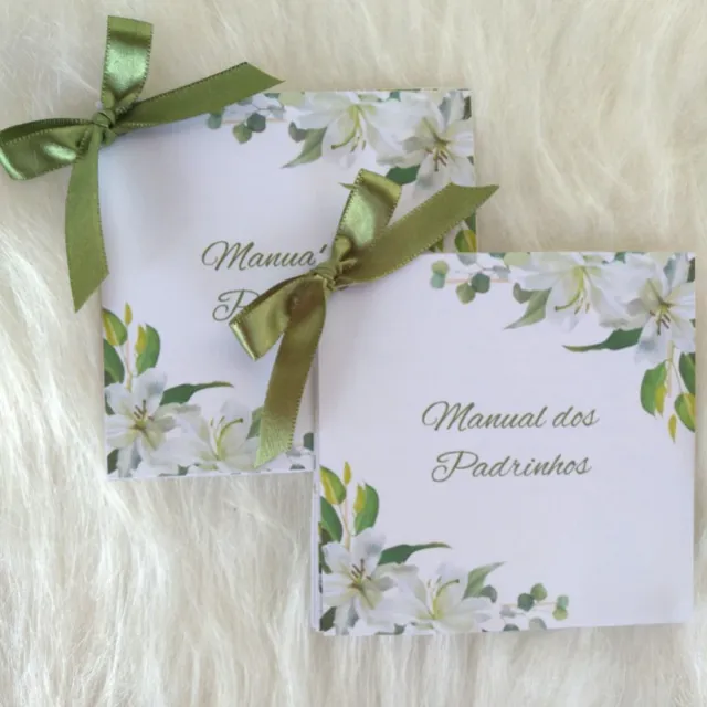 Manual dos padrinhos personalizado — casamento