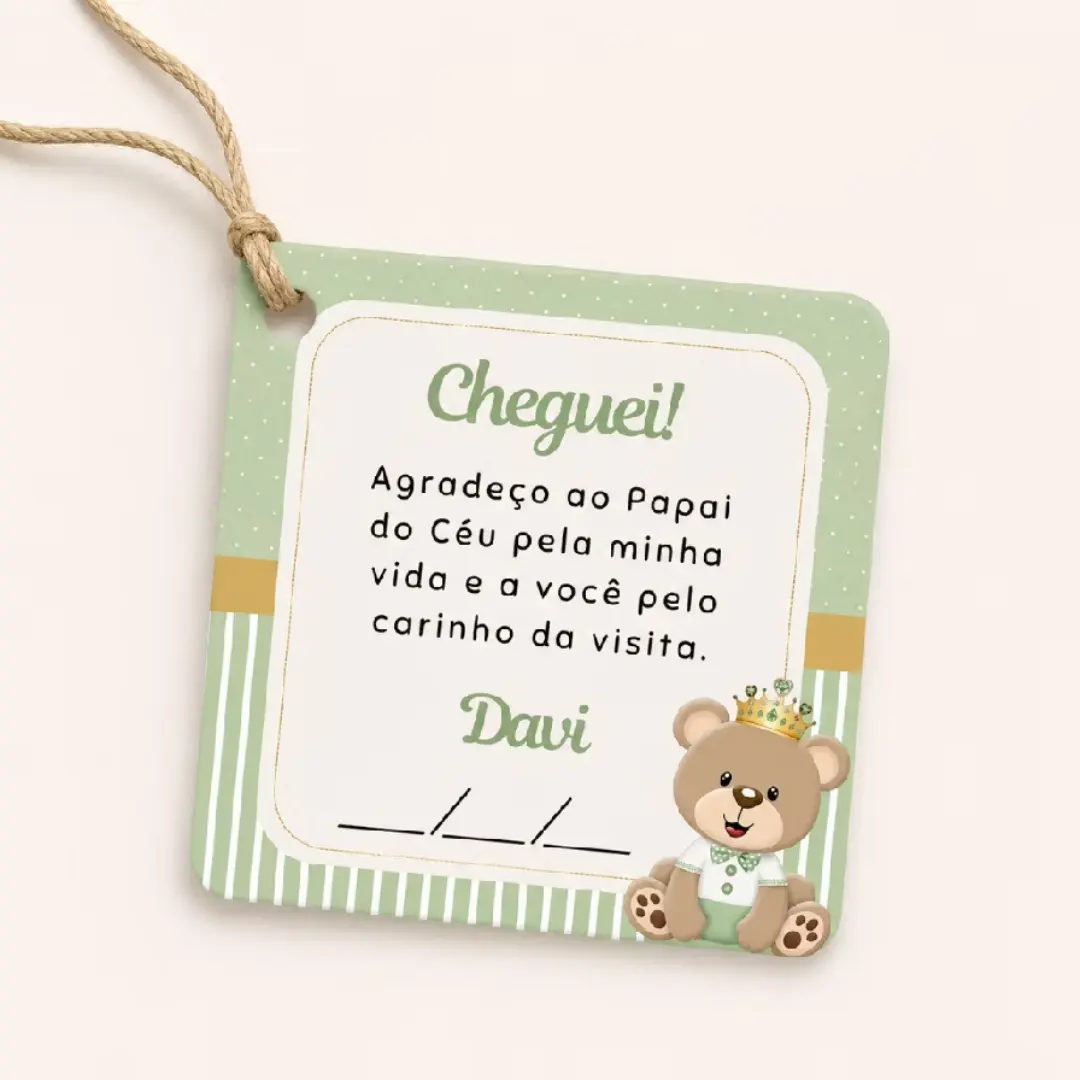 Tags personalizadas nascimento — 5×5 cm — foto 4