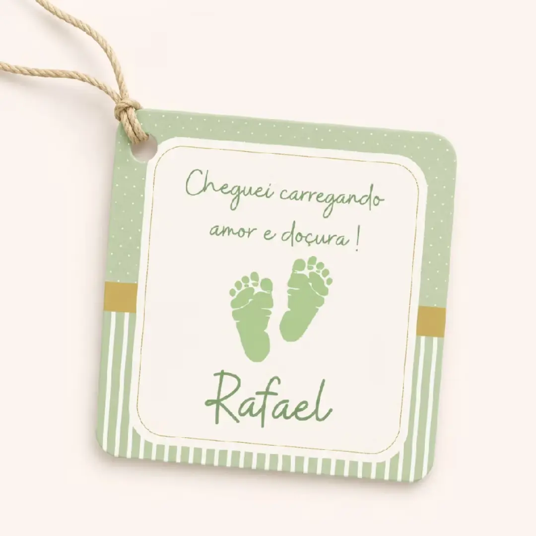 Tags personalizadas nascimento — 5×5 cm — foto 5