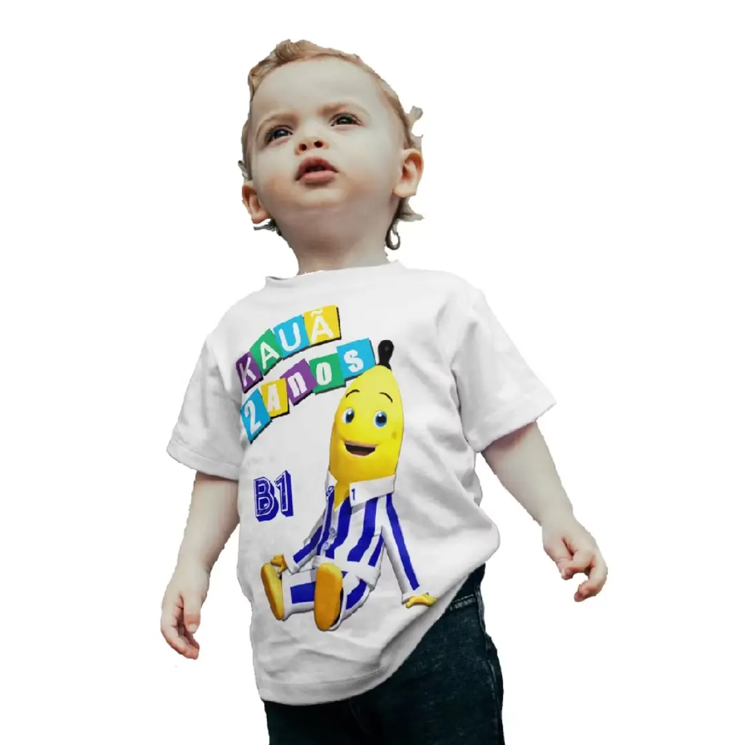 Camiseta Bananas de Pijamas — nome e idade — foto 2