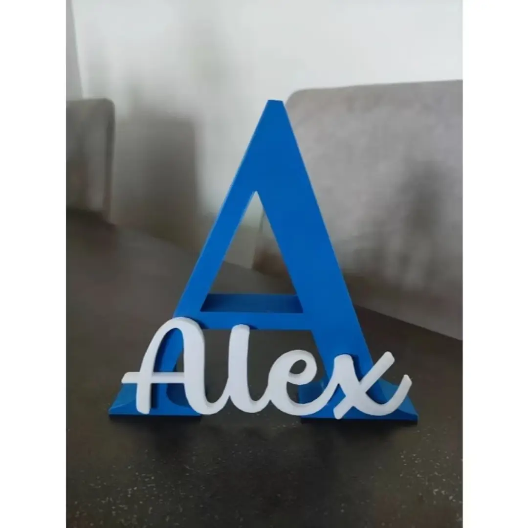 Letra decorativa 3D personalizada com nome — foto 6