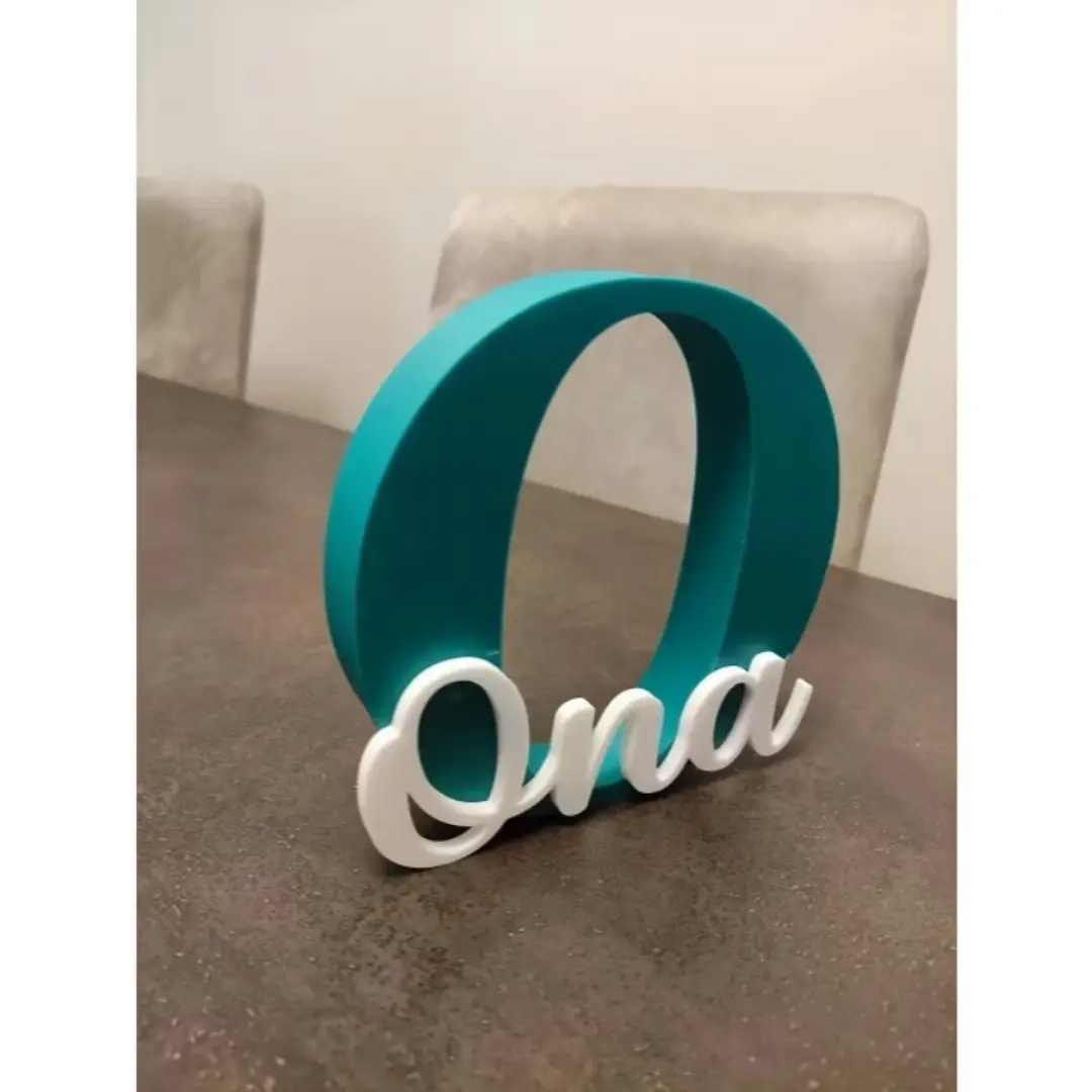 Letra decorativa 3D personalizada com nome — foto 8
