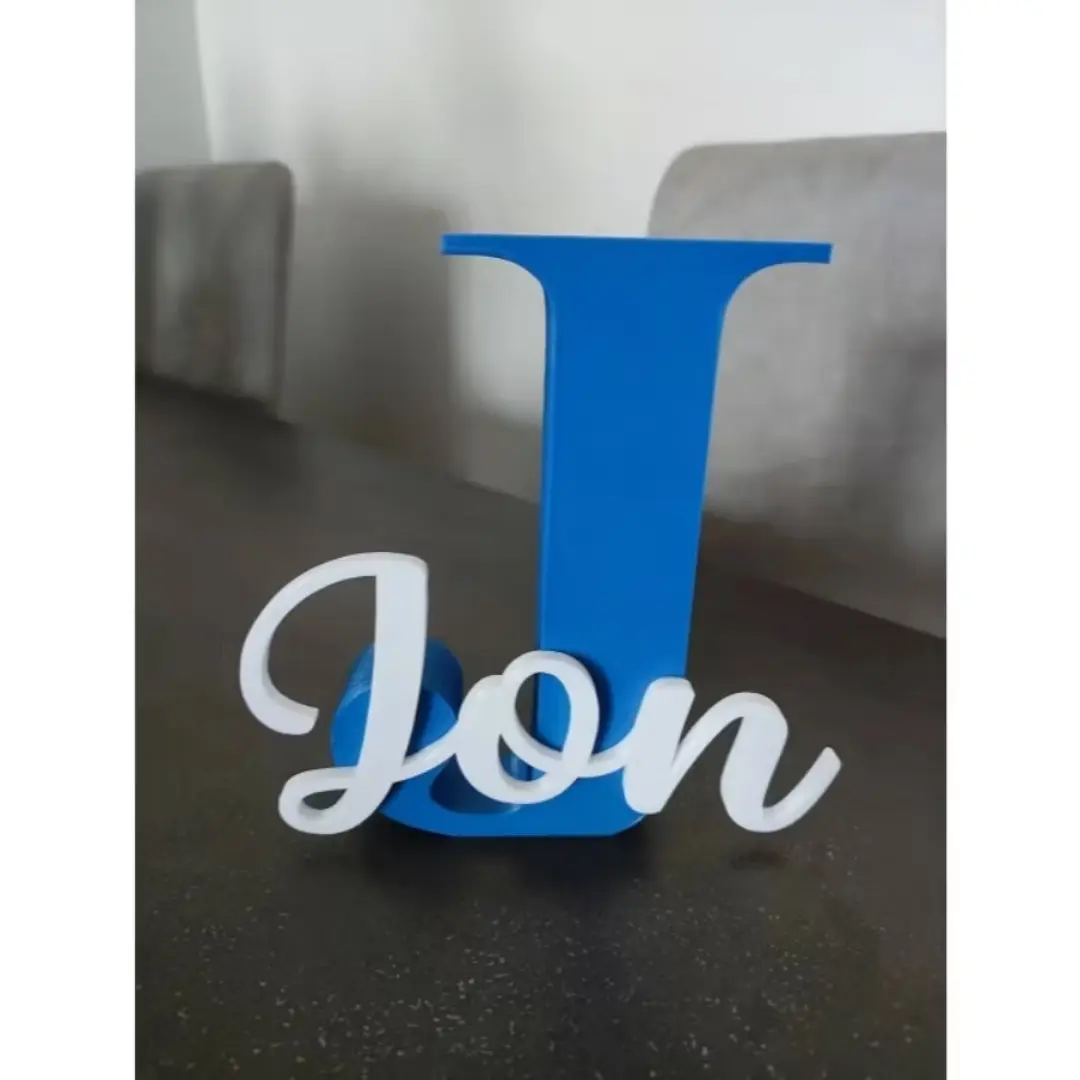 Letra decorativa 3D personalizada com nome — foto 9