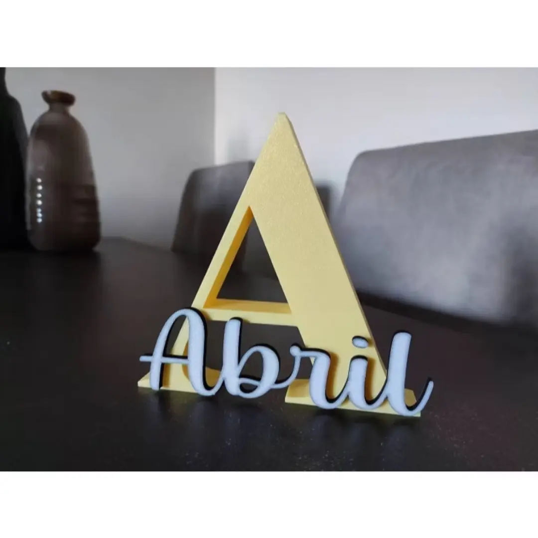 Letra decorativa 3D personalizada com nome — foto 10