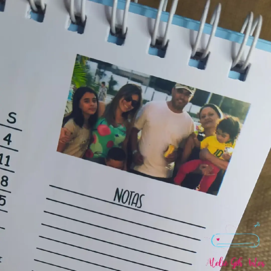 Calendário de mesa personalizado com foto — 2026 — foto 8