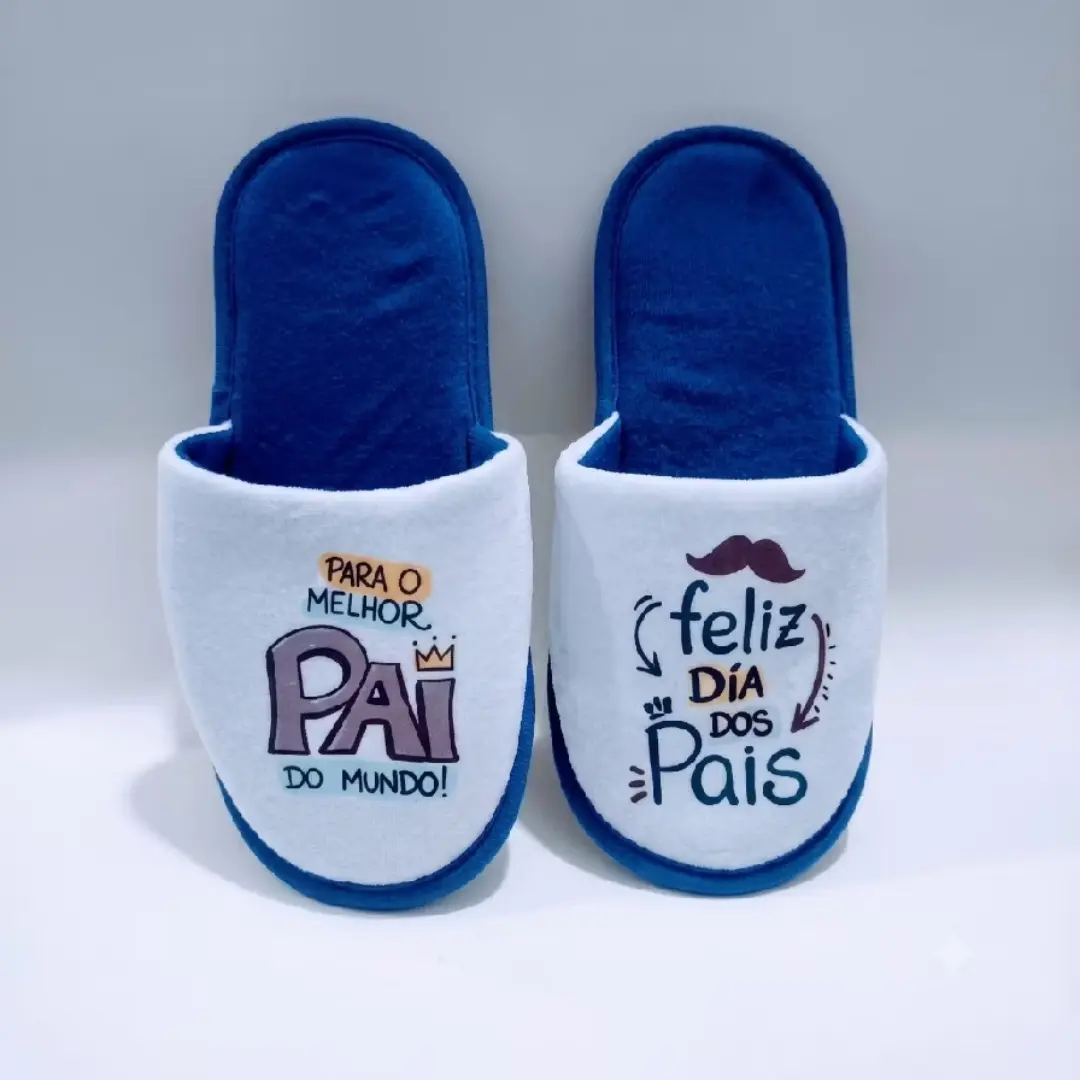 Pantufa unissex personalizada com foto ou arte — foto 4