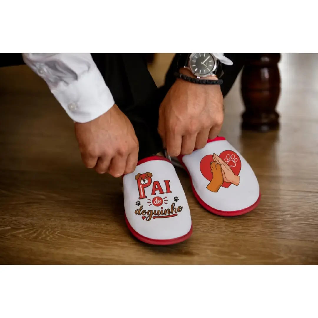 Pantufa unissex personalizada com foto ou arte — foto 11