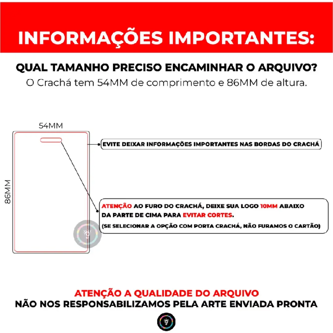 Crachá PVC personalizado com cordão — foto 5