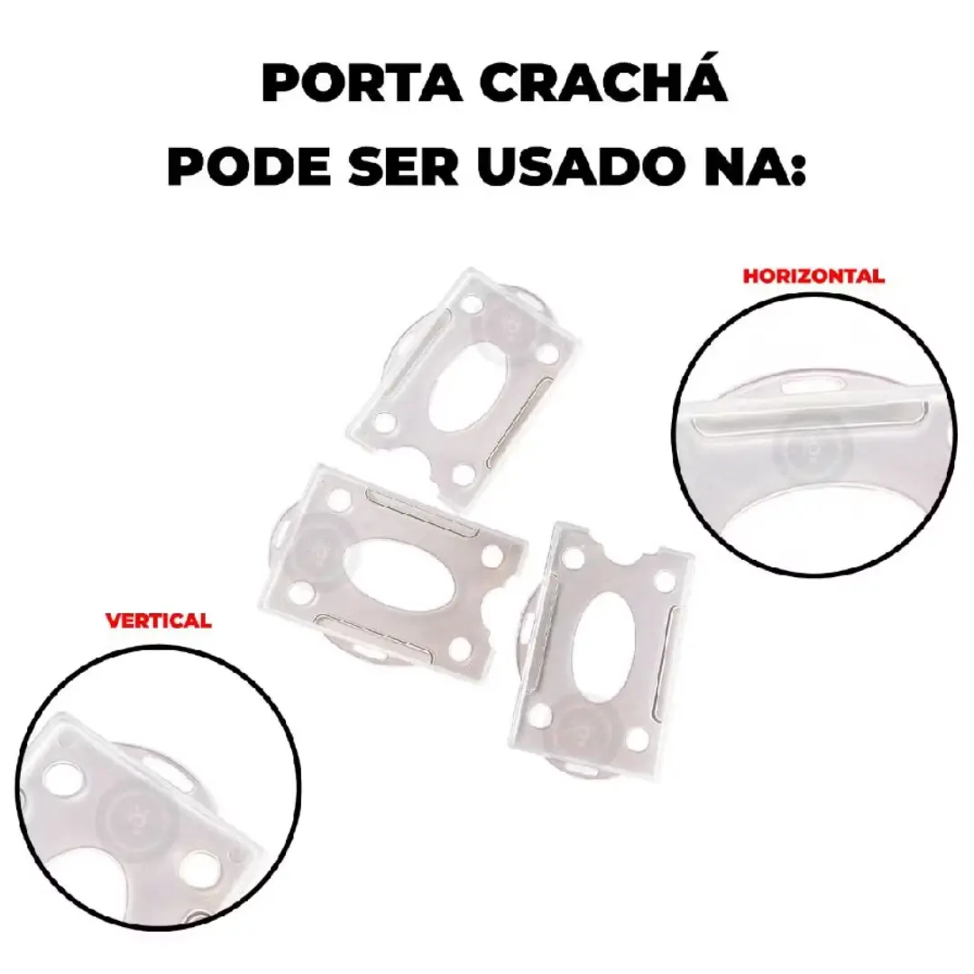 Crachá PVC personalizado com cordão — foto 7