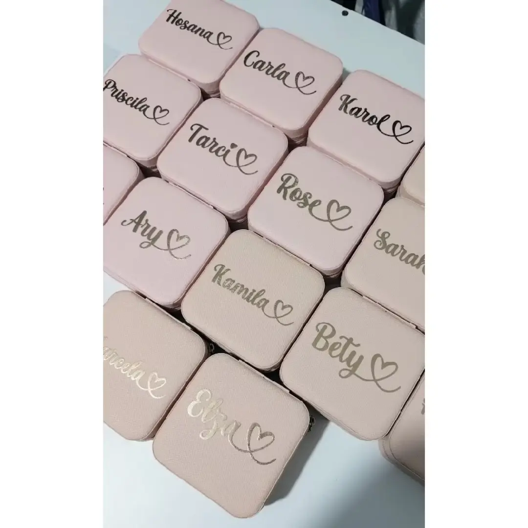 Kit 10 porta-joias personalizados com nome — 10×10×5 cm — foto 7