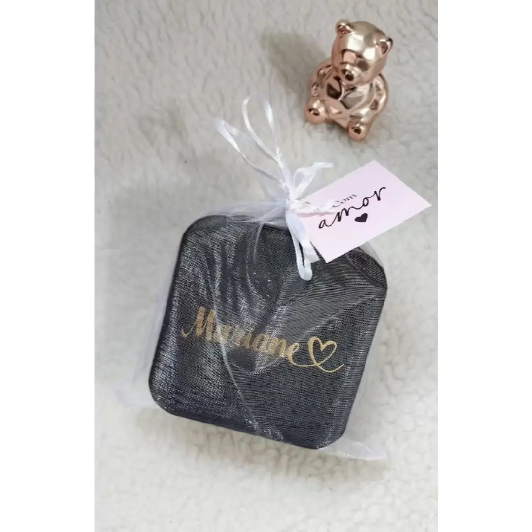 Kit 10 porta-joias personalizados com nome — 10×10×5 cm — foto 9