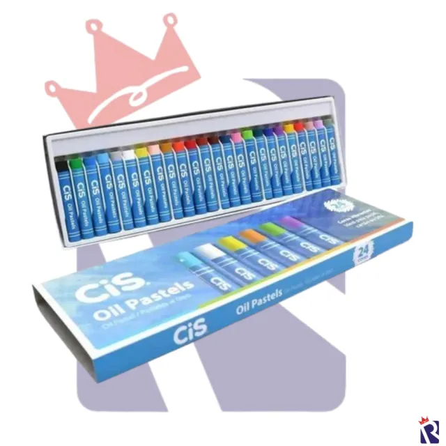 Giz pastel oleoso CIS 24 cores