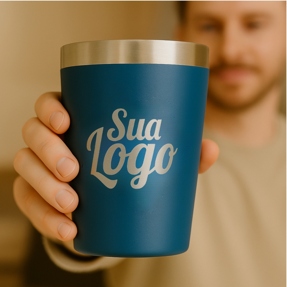 Copo térmico 260 ml personalizado a laser