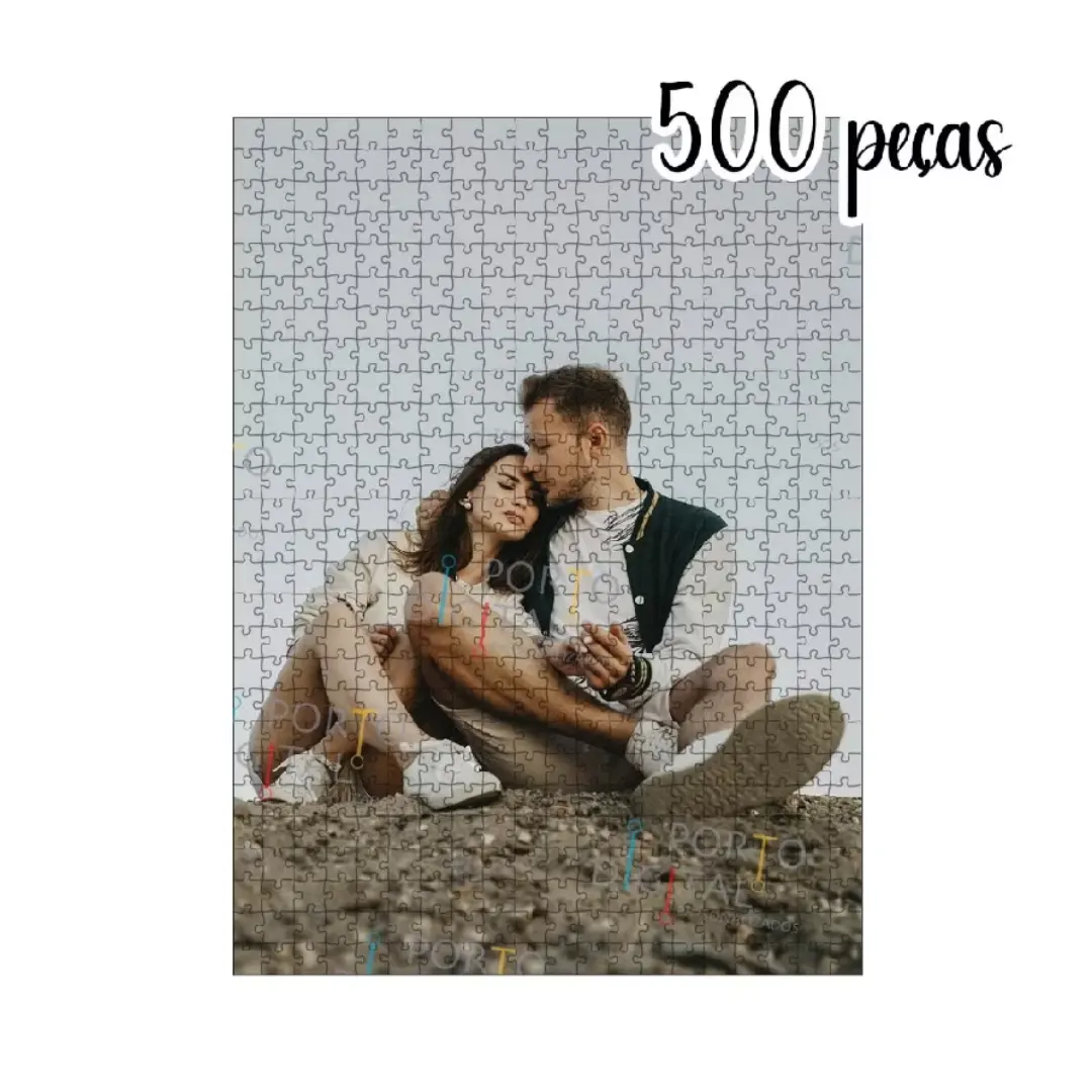 Quebra-cabeça MDF personalizado — 200, 500 ou 750 peças — foto 3
