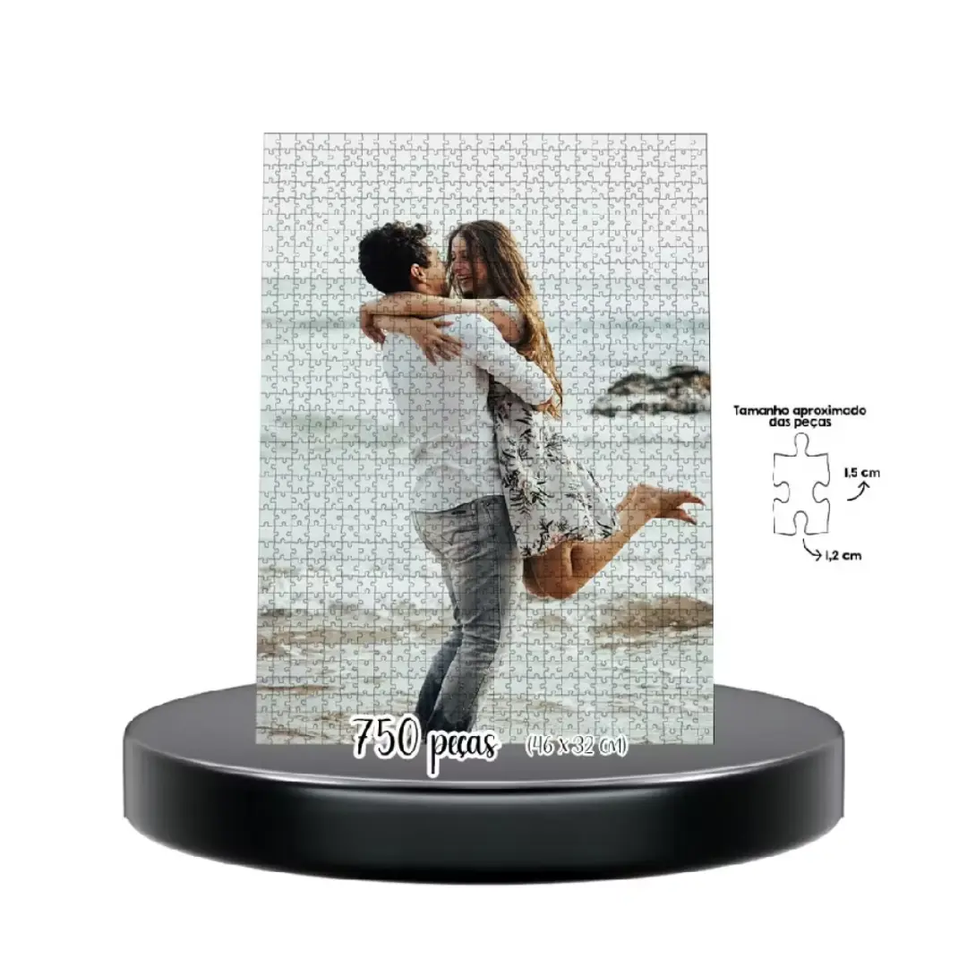 Quebra-cabeça MDF personalizado — 200, 500 ou 750 peças — foto 10