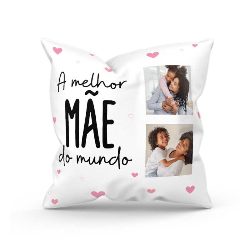 Almofada Dia das Mães personalizada com fotos