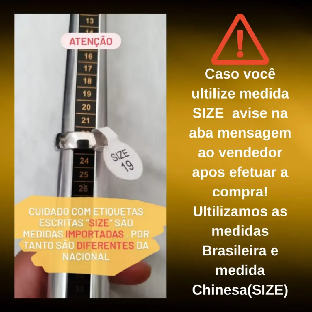 Anel quadrado moeda antiga — até 4 nomes, cor ouro — foto 9