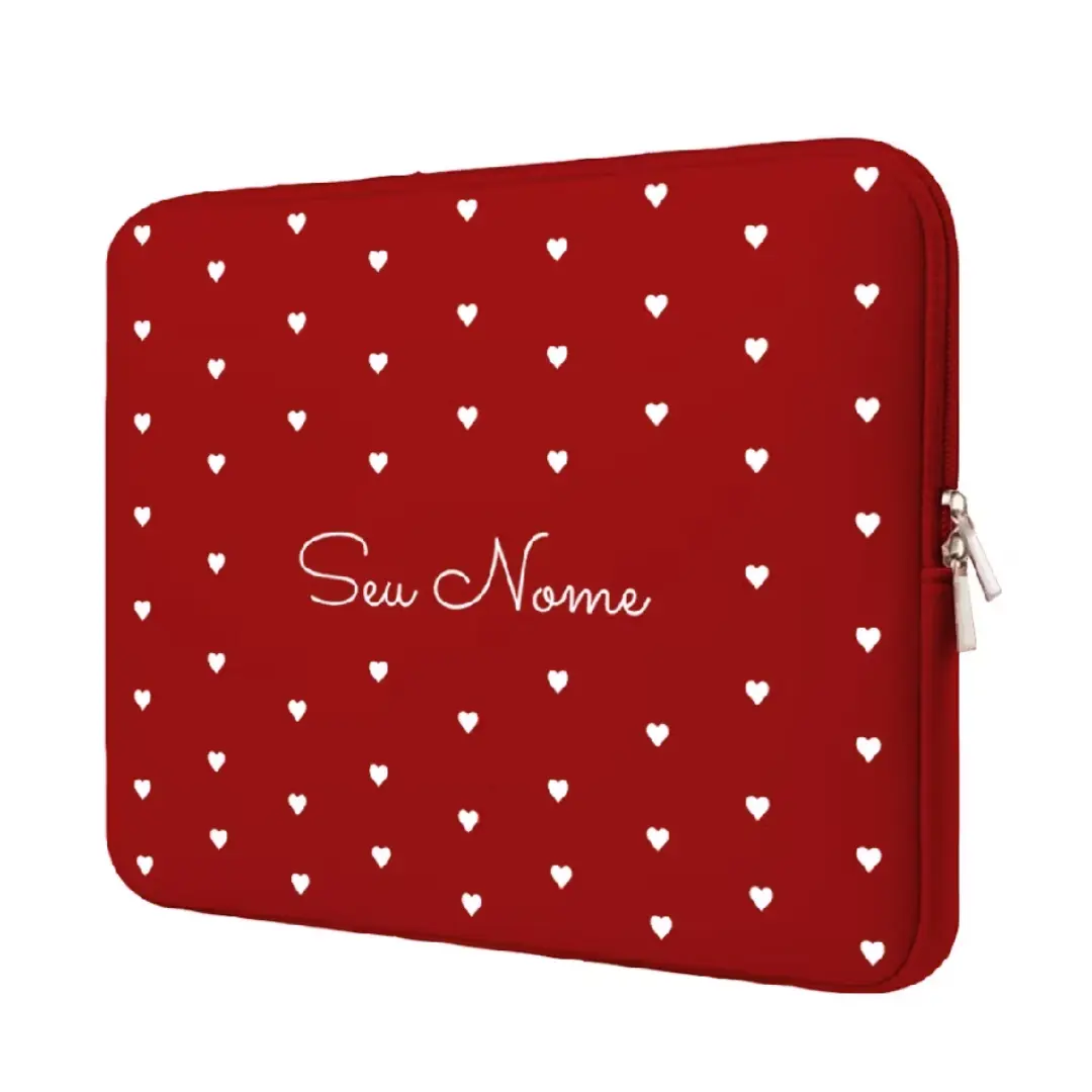 Capa case notebook neoprene personalizada com nome — foto 3