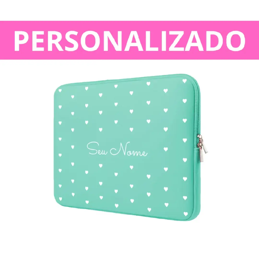 Capa case notebook neoprene personalizada com nome — foto 16