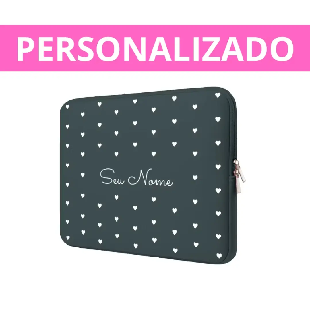 Capa case notebook neoprene personalizada com nome — foto 17