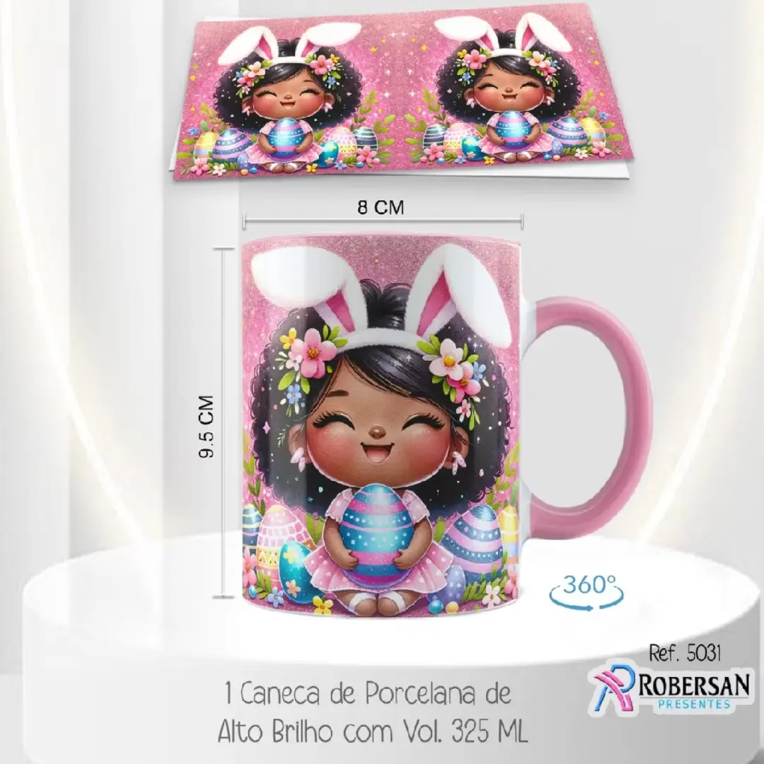 Caneca de Páscoa em porcelana 325 ml — foto 7