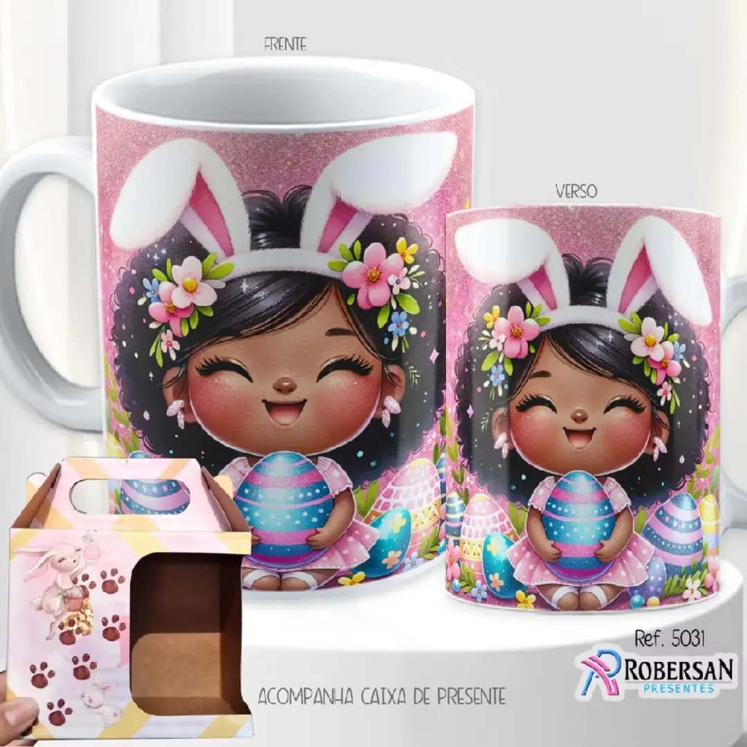 Caneca de Páscoa em porcelana 325 ml — foto 8