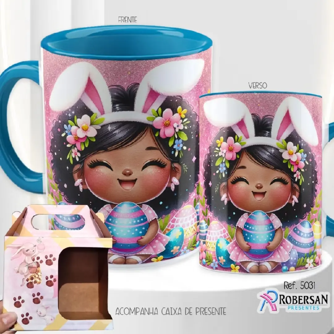 Caneca de Páscoa em porcelana 325 ml — foto 9