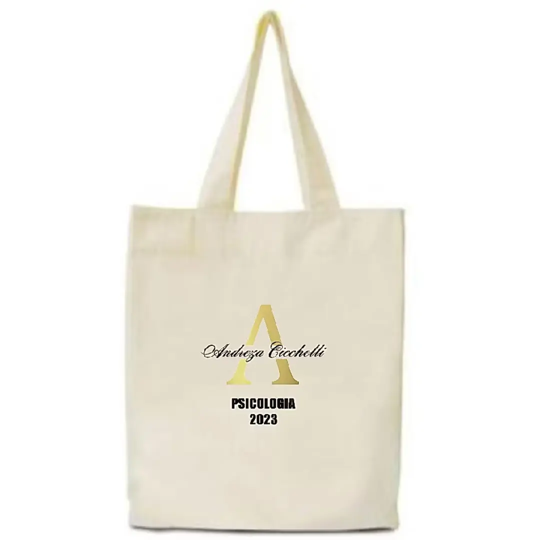 Kit 10 ecobags algodão 30×35 — transfer 14×20 (formatura) — foto 11