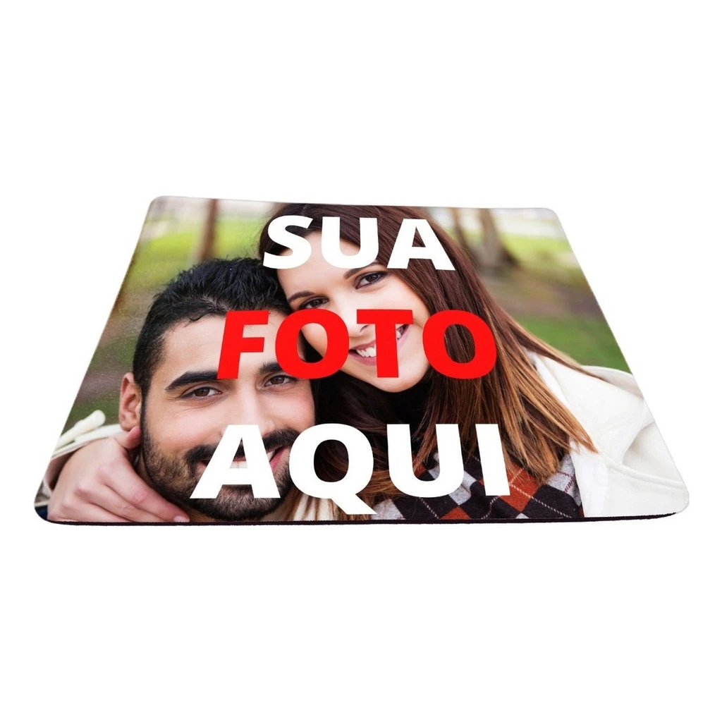 Mouse pad 19×23 cm personalizado com foto