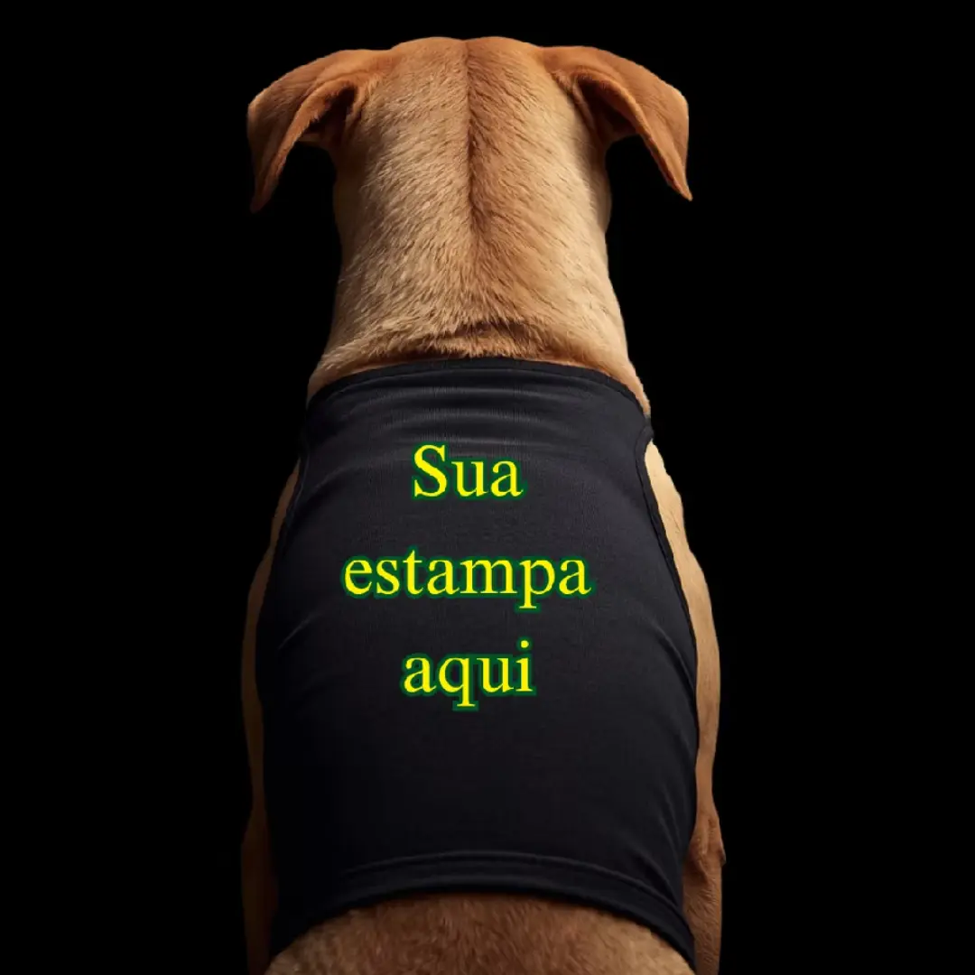 Roupinha pet regata personalizada (DTF) — foto 3