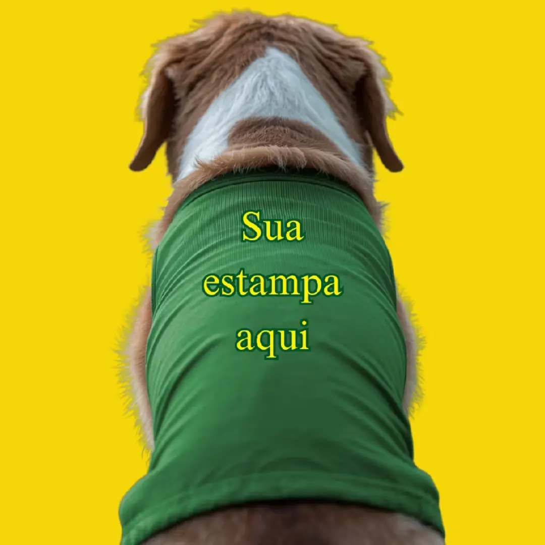 Roupinha pet regata personalizada (DTF) — foto 4