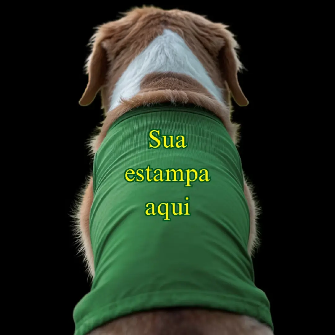 Roupinha pet regata personalizada (DTF) — foto 9
