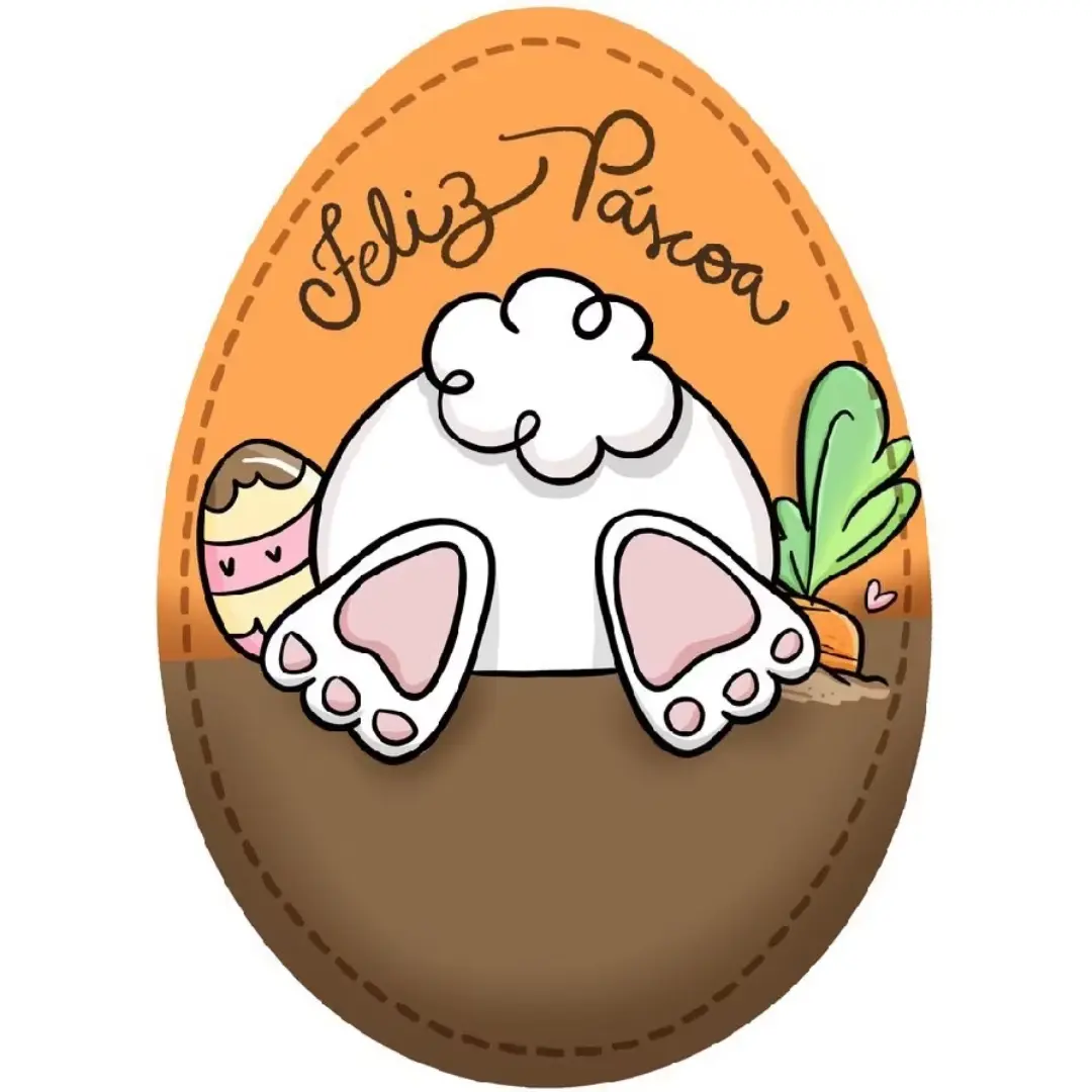 Adesivos de Páscoa com logo ou nome — foto 8