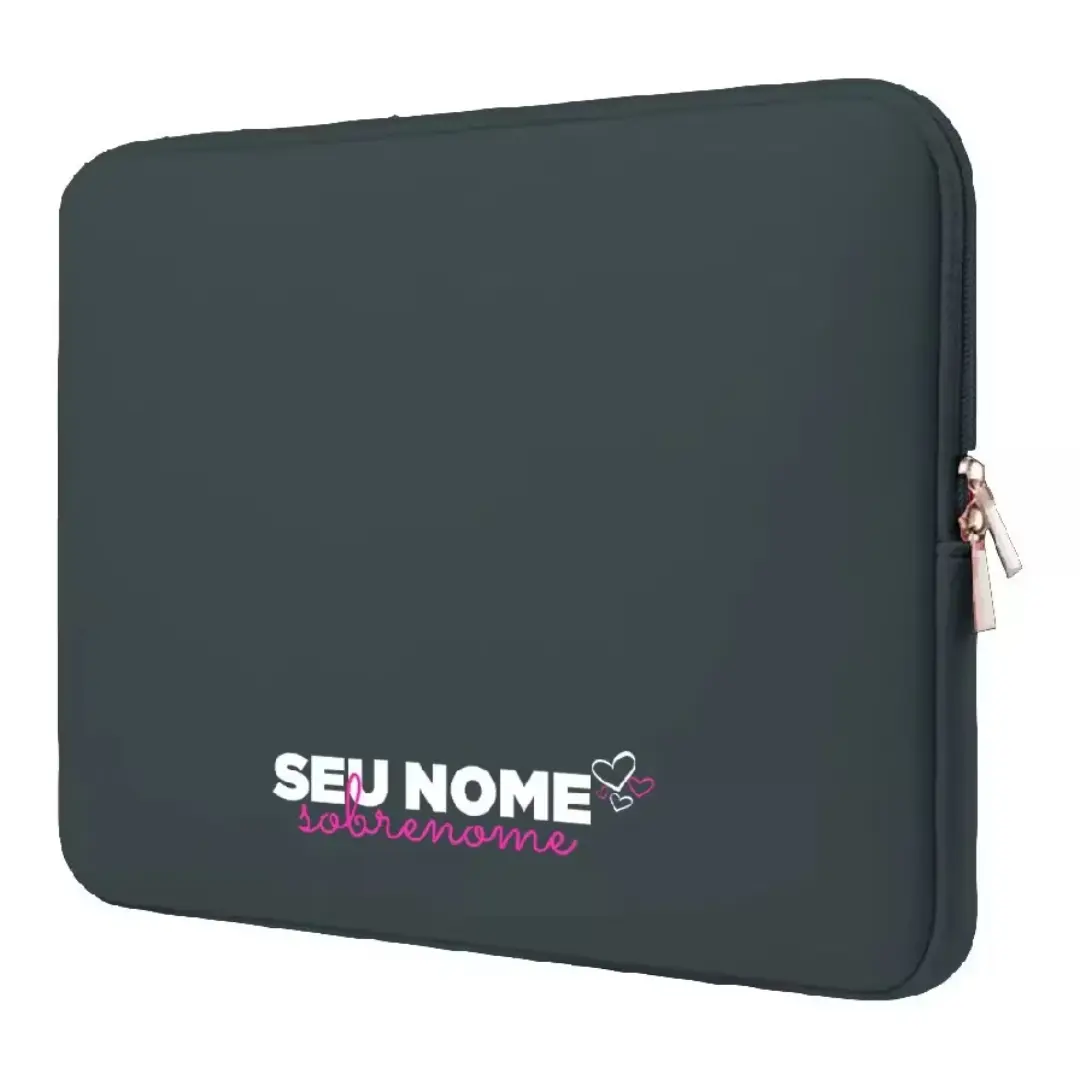 Capa notebook neoprene com nome e sobrenome — foto 4