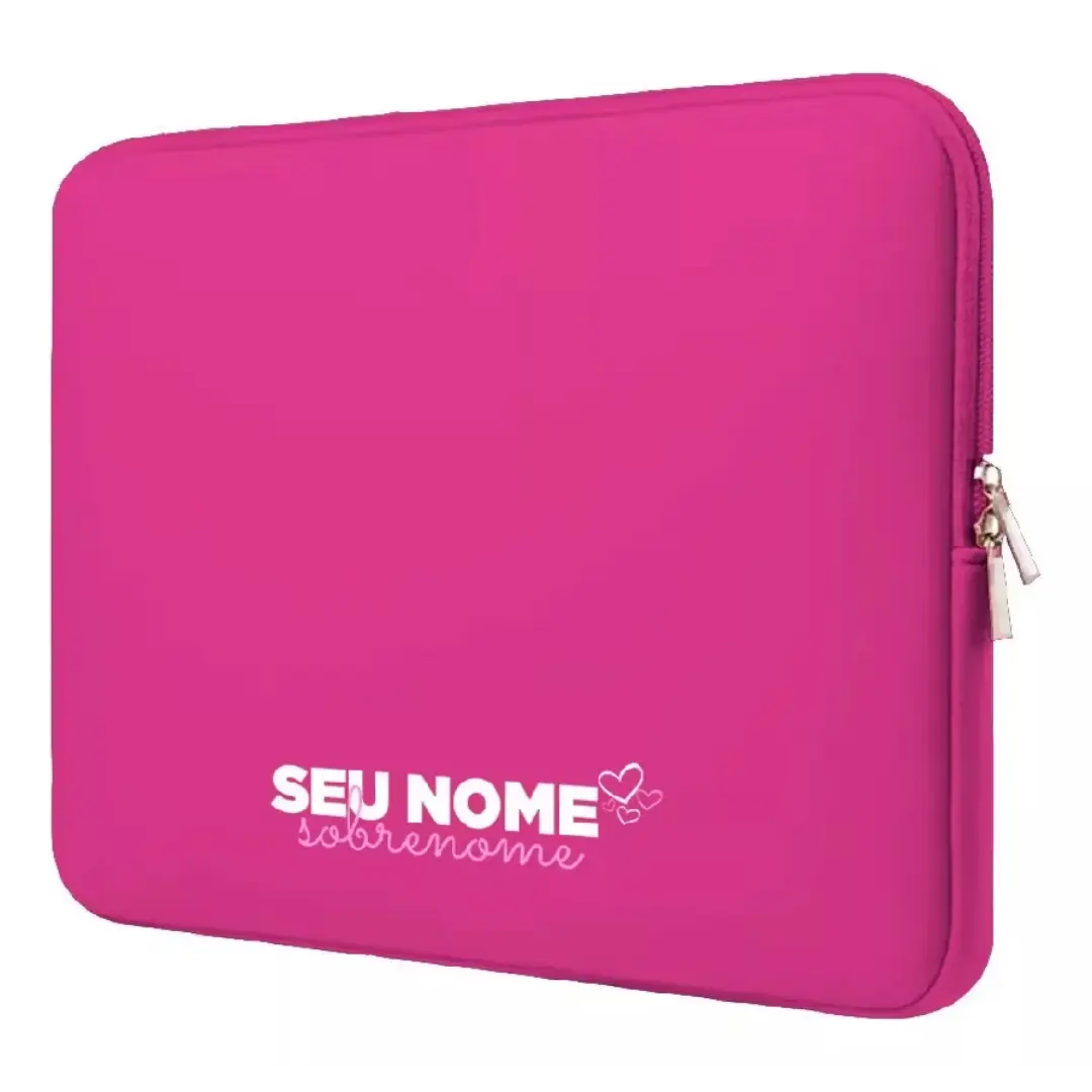 Capa notebook neoprene com nome e sobrenome — foto 5