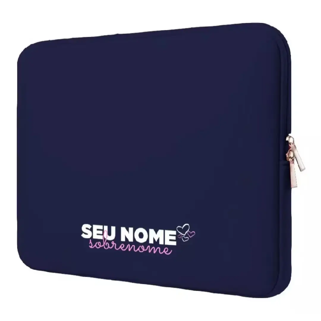 Capa notebook neoprene com nome e sobrenome — foto 8