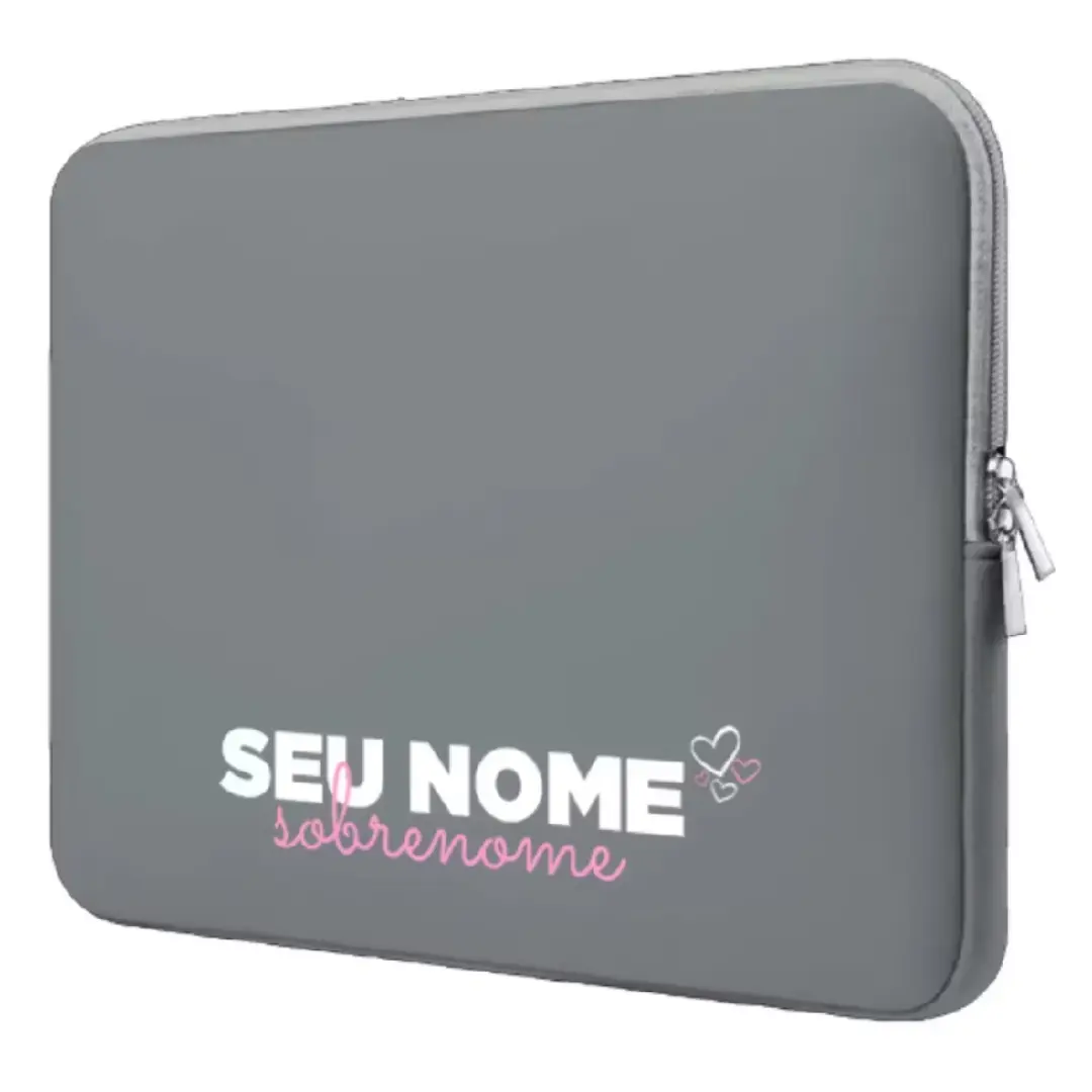 Capa notebook neoprene com nome e sobrenome — foto 10